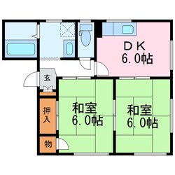 村井駅 徒歩9分 1階の物件間取画像